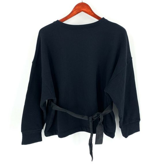 Zara Black Double Fanny Pack Long Sleeve Sweater - Picture 5 of 8